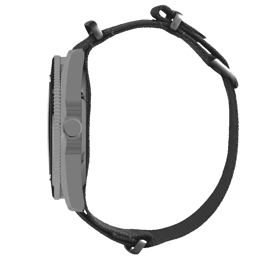 857/52 side profile on grey NATO strap